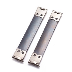 Темно-Серый Железа внутренней Flex кадров, Flex пружинный зажим для кошелька, темно-серый, 90.5x13.5x1.5~3 мм