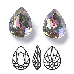 Призрачный Свет Имитация австрийского хрусталя горный хрусталь, класс А, задние и задние, слеза, свет призрак, 18x13x6.5 мм
