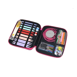 (52) Непрозрачная лаванда Наборы инструментов для вязания своими руками, разборка абс пластик круговая спица, разноцветные, 20.5x17x2.5 см