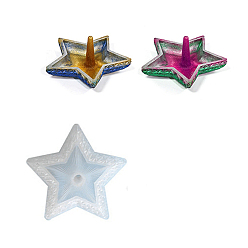 Звезда Силиконовые формы для подноса для колец diy, формы для литья смолы, звезда, 84x102x51 мм