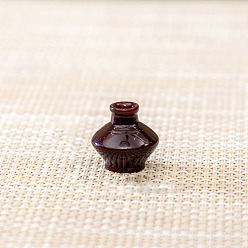 Кокосово-Коричневый Украшения для бутылок с вином из смолы, аксессуары для оформления микроландшафта, притворяясь опорными украшениями, кокосового коричневый, 17x18 мм