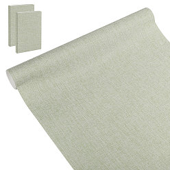 Темный Морско-зеленый 3 стили полиэфирных тканей, с бумажной спиной, для переплета книг, темно-зеленый, 1000x430x0.4 мм