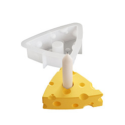 Треугольник Силиконовые формы, формы для подсвечников, для изготовления свечей, треугольные, 132x118x36 мм, внутренний диаметр: 110x94 мм