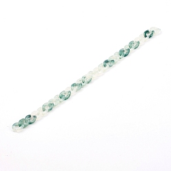 Кадет Синий Витая цепочка из непрозрачного акрила, Снаряженная цепь, цепи с быстрыми ссылками, несварные, кадетский синий, 13.5x10x2.5 мм, 39.37 дюйм (1 м) / прядь