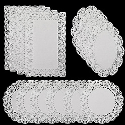 Mixed Shapes 150 шт. 3 стили бумажная жиронепроницаемая оберточная бумага, для кухонных принадлежностей для выпечки, разнообразные, 255~300x190~267x0.04 мм, 50 шт / стиль