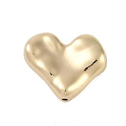 Золотой Наберешь металлизации шарики сплава, без свинца и без кадмия, сердце, золотые, 13x15.5x5 мм, отверстие : 1.4 мм