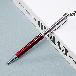 Гранат Натуральная гранатовая крошка на верхней части шариковых ручек, шариковая ручка из алюминиевого сплава, 140 мм