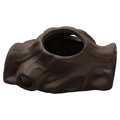 Coffee Purple Clay Display Decorations, Micro Landscape Aquarium Fish Tank Decoration, Coffee, 130x85x64mm