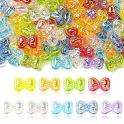 (52) Непрозрачная лаванда Прозрачные акриловые бусины, бантом, разноцветные, 13x20 мм