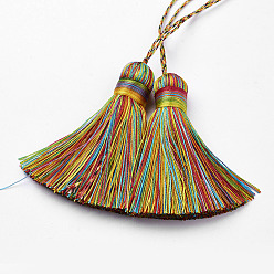Colorful Nylon Tassels Big Pendant Decorations, Colorful, 154mm