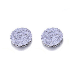 Violet Non-Woven Fabric Cloth Perfume Pad, Flat Round, Violet, 23mm