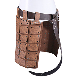 Перу Доспехи из искусственной кожи, Викинг в стиле ретро для мужчин и мальчиков, сценическое шоу, косплей, Перу, 420x250x1~4 мм