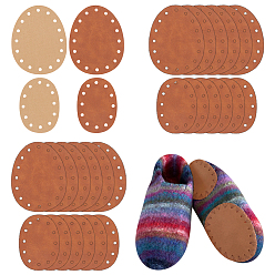 Темно-Золотистый 1Стельки из искусственной замши с подушечками для передней части стопы, подушечки для подушечек стопы, темные золотарник, 90~115x75~90x1 мм, отверстие : 4 мм, 1 мешок / комплект