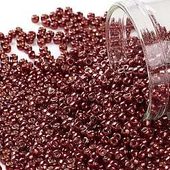(PF564) PermaFinish Cabernet Red Metallic Тохо 11/0 круглые бусины, японский бисер, (pf 564) пермафиниш каберне красный металлик, 11/0, 2.2 мм, отверстие : 0.8 мм, Около 1110 шт / 10 г