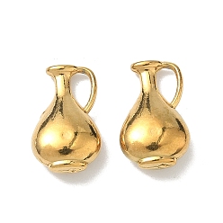 Настоящее золото 18K 304 шарма из нержавеющей стали, кувшин с водой, реальный 18 k позолоченный, 14x9x4.5 мм, отверстие : 2.5x4.5 мм