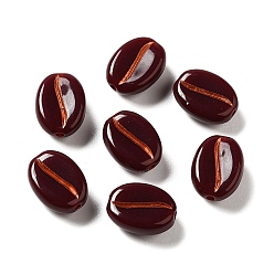 Кокосово-Коричневый Непрозрачные акриловые бусины, овальные, кокосового коричневый, 10.5x8x5 мм, отверстие : 1.4 мм, о: 1900 шт / 500 г