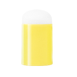 Желтый Губчатые покрытия для пальцев, с пластиковым выводом, для рисования по отпечаткам пальцев, желтые, 2.5 см