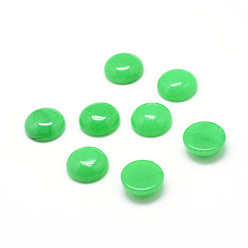 Малайский Нефрит Окрашенные природные малайзии нефритовые драгоценные камбоны, полукруглый, 6x3 мм