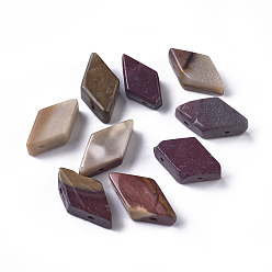 Mookaite Natural Mookaite Multi-Strand Links, Rhombus, 17.5~22x9.5~11.5x5.5~6.5mm, Hole: 1~1.5mm