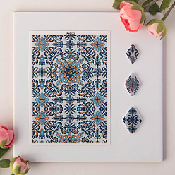 Темно-серый Цветочный узор керамика глина бумага для переноса воды, переводные декали под глазурью, для сережек-подвесок своими руками, темно-серый, 13.8x9.5 см