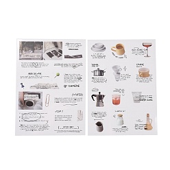 Bottle Наклейки с изображением меток для домашних животных, съемная наклейка на канцелярские товары, бутылка, 152~156x110~111x0.1 мм, 1 лист / стиль