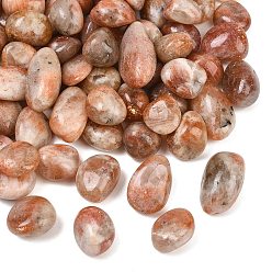 Sunstone Natural Sunstone Beads, Tumbled Stone, Nuggets, No Hole/Undrilled, Vase Filler Gems, 15~23x18~28x6~21mm