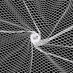 Белый Полиэфирная сетчатая ткань, белые, 61 дюйм (1550 мм), около 2.00 ярдов (1.83 м) / шт