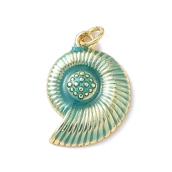 Светло-Синий Подвески из латуни с морскими животными и эмалью, стойки покрытие, без кадмия и без свинца, долговечный, с целью перехода в кольце, реальный 18 k позолоченный, голубой, 21.5x15.5x3.5 мм, отверстие : 3.5 мм