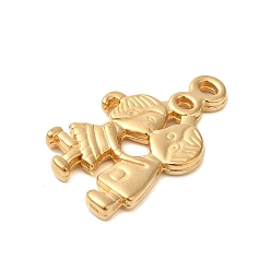 Настоящее золото 18K Ионное покрытие (ip) 304 подвески из нержавеющей стали, пара очарование, реальный 18 k позолоченный, 27x17x2.5 мм, отверстие : 1.6 мм