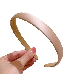 Розовый Атласные резинки для волос, туманная роза, 150x130x15 мм