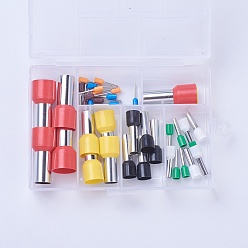 Mixed Color Plastic Clay Cutters, Cutters Mold Ceramics Dotting Tools, Mixed Color, 12x8.7x2.4cm, 16~35x3~15.5mm, Hole: 1~10mm and 2.6~14.5mm, 40pcs/box