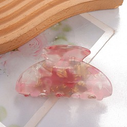 Pink Акриловые заколки для волос на когтях, для женщин девушек, розовые, 50x85 мм