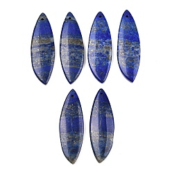 Horse Eye Природный лазурит подвески, подходящие подвески, Очарование лошадиных глаз, 40~41x13~13.5x4~4.5 мм, отверстие : 1.2 мм