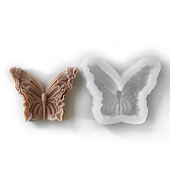 Белый Силиконовые формы для бабочек своими руками, формы помады, формы для литья смолы, для шоколада, конфеты, изготовление изделий из уф-смолы и эпоксидной смолы, белые, 80x100x30 мм