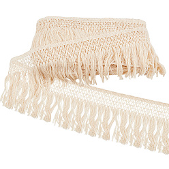 Желтая Старая Ткань  16 ярдов хлопчатобумажной кружевной ленты отделка краев, лента с кисточками, для шитья и свадебного оформления свадьбы, старое кружево, 4-3/4 дюйм (122 мм)