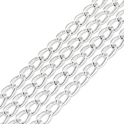 Гейнсборо Незакрепленные алюминиевые каркасные цепи, светло-серые, 9x6x1.4 мм, около 100 м / упаковка