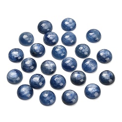 Кианит Натуральный кианитовые кабошоны, плоский зад, полукруглый, 12x4.5~5.5 мм