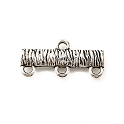 Античное Серебро Сплав люстра компонента ссылки тибетском стиле, без кадмия и без свинца, античное серебро, 11.5x25x3 мм, отверстие : 1.8 мм, Около 625 шт / 1000 г