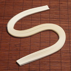 Antique White Quilling Paper Strips, Antique White, 530x5mm, about 120strips/bag