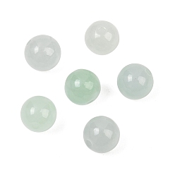 Honeydew Natural Myanmar Jade Burmese Jade Beads, Dyed, Smooth Round, Honeydew, 8mm, Hole: 1.2mm