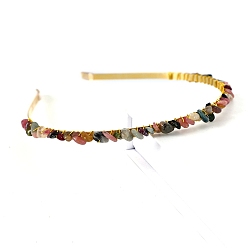 Турмалин Натуральные турмалиновые резинки для волос, аксессуары для волос для женщин и девочек, 150x130 мм