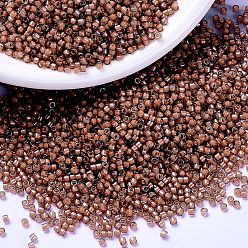 (DB2044) Светящаяся Гуава Бусины miyuki delica, цилиндр, японский бисер, 11/0, (дБ 2044) светящаяся гуава, 1.3x1.6 мм, отверстия: 0.8 мм, около 10000 шт / мешок, 50 г / мешок