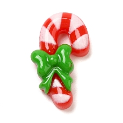 Candy Cane Кабошоны из непрозрачной рождественской смолы, шоколадная конфета, 15.5x9.5x4 мм
