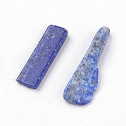 Lapis Lazuli Natural Lapis Lazuli Beads, No Hole/Undrilled, Chips, 5~8x2~5mm, about 50g/bag