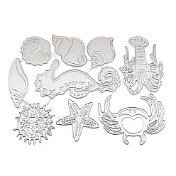 Нержавеющая Сталь Цвет Углеродистая сталь разрезает трафареты, для diy scrapbooking, Фотоальбом, декоративная бумага для тиснения, цвет нержавеющей стали, 107x145 мм