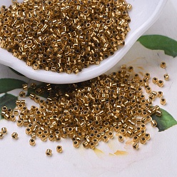 (DB0181) Медный с Серебряной Подкладкой Бусины miyuki delica, цилиндр, японский бисер, 11/0, (дБ 0181) медь с серебряным покрытием, 1.3x1.6 мм, отверстия: 0.8 мм, около 10000 шт / мешок, 50 г / мешок