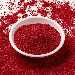 (RR408) Opaque Red MIYUKI Round Rocailles Beads, Japanese Seed Beads, (RR408) Opaque Red, 15/0, 1.5mm, Hole: 0.7mm, about 5555pcs/bottle, 10g/bottle