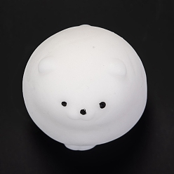 Белый Игрушка для снятия стресса в форме медведя, забавная сенсорная игрушка непоседа, для снятия стресса и тревожности, белые, 31x32.5x32 мм
