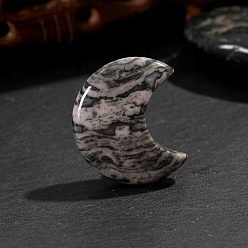 Пикассо Камень Массажер из натурального пальмового камня пикассо яшма, Камень беспокойства для терапии беспокойства, луна, 30x25x8 мм