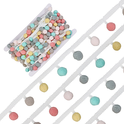 Разноцветный 13м полиэстеровая лента для волос, аксессуары для одежды, красочный, 1 дюйм (25 мм), около 14.22 ярдов (13 м) / комплект